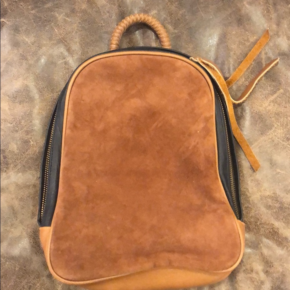 Cleobella Roy Backpack- Brown Suede